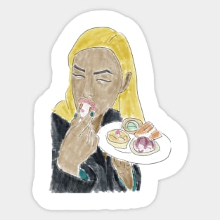 Eating Sticker